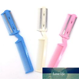 Random Color Pet Hair Trimmer Comb 2 Razor Rakes Cutting Grooming Clean Tool for Dog Cat Factory price expert design Quality Latest Style Original Status