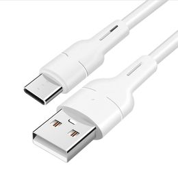 Olesit cables 3ft 6ft 10ft Type-C micro usb Fast Charge Data Cable Charging Cord Soft liquid TPE cords For Samsung Huawei Android Mobile Phone