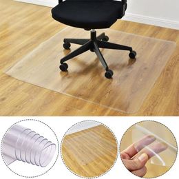 clear floor UK - Carpets Transparent Nonslip Rectangle Floor Protector Mat PVC Clear Chair For Home Office Rolling