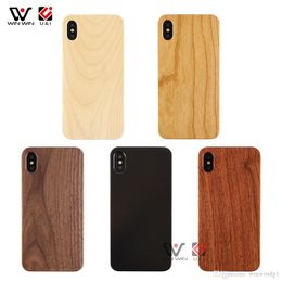 2021 Fashion Wooden TPU Phone Cases For iPhone 6 7 8 11 12 Plus X XR XS Pro Max Waterproof Custom Sculpture Logo Wood Case Cover Shell