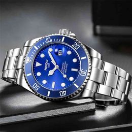 NIBOSI Fashion Mens Watches with Black Gold Top Brand Luxury Sports Quartz Watch Men Relogio Masculino 210329