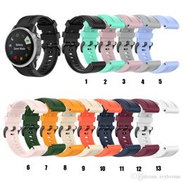 26 22 20MM Watchband for Garmin Fenix 5 6 6 pro 6X 5X 5X plus 5S 3 3 HR Watch Quick Release Silicone Easyfit Wrist Band Strap