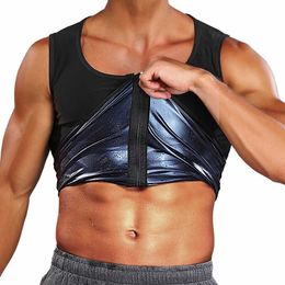 Waist Trainer Sweat Vest for Men Compression Corset Slimming Body Shaper Sauna Tank Top Workout Shirt Faja Shapewear