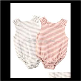 Jumpsuits Jumpsuits&Rompers Clothing Baby, Kids & Maternitycitgeesummer 0-24M Born Baby Striped Round Neck Sleeveless Bodysuit Jumpsuit Girl