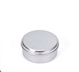 2021 NEW 100ml 75x35mm Flower Tea Cosmetics Round Bottom Aluminium Box Soap Cream Metal Boxes