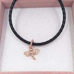 925 Sterling Silver jewelry making kit pandora rose gold dragonfly charms gold bracelet for women mens kids chain bead crystals necklaces set bangle pendant Europe