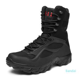 Dress Shoes Tactical Military Boots Men Special Force Desert Combat Army Outdoor Hiking Ankle Work Safty 3KAG