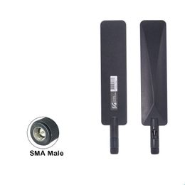 5G antenna full Netcom LTE omni directional GPRS 2G 3G 4G router rubber stick antennas folding high gain 22DBI SMA connector