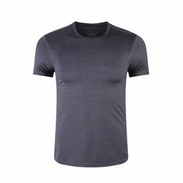 Running Wear Outdoors Sports Gym T Shirt Men Short Sleeve Dry Fit T-Shirt Compression stretch Top Workout Fitness Training