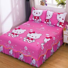 Bed Skirt Suit Fashion European American Style 1 Bedspread 2 Pillowcase Bedding Bed Sheet Bedroom Decoration Supplies F0001 2103219n