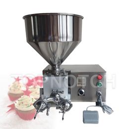 Dessert Shop Semi Automatic Cream Puff Filling Machine Stainless Steel Bread Jam Injection Maker