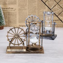 Retro Ferris Wheel Sand Hourglass Ornaments Home Decor Europe Models Gifts Furnishing Articles Decorative Objects & Figurines