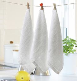 10pcs Children Bamboo Fibre facecloth towel Small Soft Square Convenient Washcloth Size 25*25cm Mix Colour