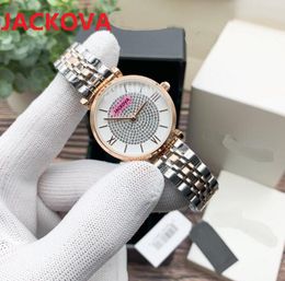 Top selling fashoin sky starry diamonds dial women quartz watches 32mm stainless steel strap lover high quality designer clock women dress watch nice gift