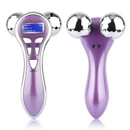 Electric Rechargeable 4D Microcurrent Facial Massager Roller Body Massage for Anti Ageing Wrinkles