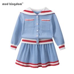 Mudkingdom Girls Dresses Fashion Princess Clothing Sweater Outfit Clothes 210615