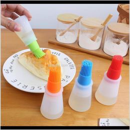 Other Kitchen, Dining Bar Home & Gardenportable Sile Bottle With Grill Brushes Liquid Oil Pastry Baking Brush Kitchen Tools For Bbq Drop Deli