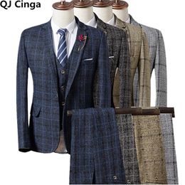 Buy Black Suit Coat Khaki Pants Online 