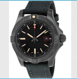 2020 orologi da polso in titanio di lusso quadrante nero V1731110-BD74GCVT 44mm cinturino automatico orologio in nylon moda uomo meccanico nuova versione Wmbqx