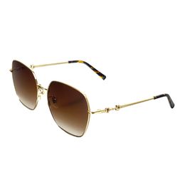 Men and Women Gradient's Light Brown Sunglasses Style Vintage Round Shape Plate Full Frame Fashion Eyeglasses