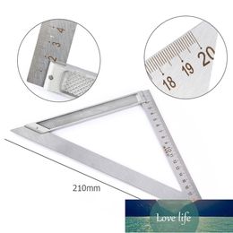 Metal Steel Engineers Try Square Set Woodworking Wood Measuring Drawing Tool Right Angle Ruler 90 Degrees Measurement Instrument