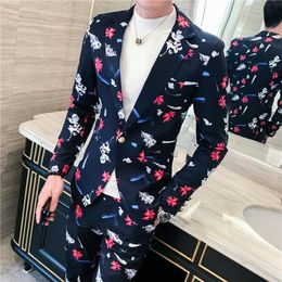 Cheap Flower Designs Men Suit with 