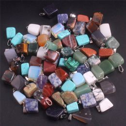 Natural Stone Pendant charm Men Women Necklace Pendants Bulk Pack Wholesale Male Man Jewelry Men's Fashion Necklaces Accessories