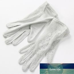 Elegant ladies high quality 100 silk knit gloves summer anti-UV thin section breathable sleep Moisturising Lace gloves K5 Factory price expert design Quality Latest