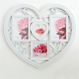 European Heart-shaped Po Frame Home Living Room Combination Wall Decoration Modern Birthday Creative Gift 211222