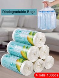 Corn biodegradable household garbage bags classified disposable toilet cleaning kitchen trash thicker plastic break 210728