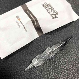 100pcs Cartridge needle tattoo needle dermografo for semi-Permanent Makeup Screw 1/3/5 RL Needles For Black Pearl PMU Machine 210324