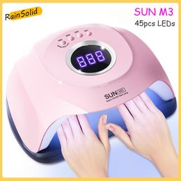 NEW 90W SUN M3 UV LED Dryer 45 LEDs For All Polish Sun Lamp 10/30/60s Timer for Gel dryer Nail art tool