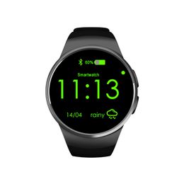 KW18 Smart Watch For Android IOS Bluetooth Reloj Inteligente Smart Wristwatch SIM Card Heart Rate Monitor Watch Clock Mic Anti lost Bracelet