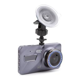 4" IPS screen car DVR camcorder auto video recorder vehicle driving camera 2Ch 1080P full HD 170° motion detection G-sensor parking monitor