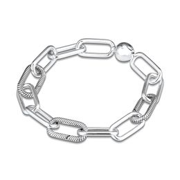 CKK Bracelet Sterling Silver Link Round Original Bracelets for Women Feminina Masculina Pulseras Mujer 925 Jewelry