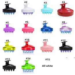 Massage Brush Washing Hair Scalp Scrub Air Cushion Silicone Shampoo Combs Cleaning Bathroom Accessories Women Bath RRE10826