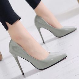 Women Pumps High Heels Shoes Woman Stiletto Pointed Toe Female Sexy Party-Shoes Office Lady Wedding Party Plus Size