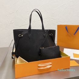 EMBOSSED Print Shopping Handbags Designer Bags Large Fashion Shoulder Luxury Brand Totes High Quality Purse Bag letter Women Wallet