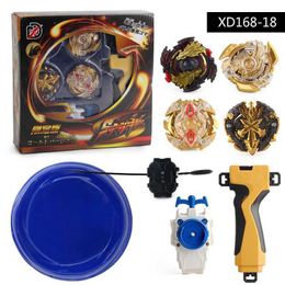 Burst B-00 B-34 B-48 B-59 Spinning Top Set with Grip Wire Launcher Metal Fusion Gyroscope Battle Fight Toys for Children Gifts X0528