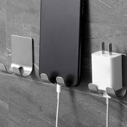 Hooks & Rails Razor Holder Stainless Steel Kitchen Bathroom Wall Adhesive Storage Hook Men Shaving Shaver Hanger