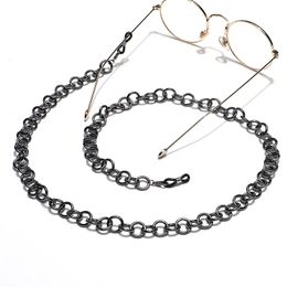 2021 Vintage Glasses Chain Holder Women Men Fashion Black Sunglasses Eyeglass Neck Cord Retainer Strap Eyewear Spectacles Accessories