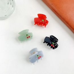 Women Kid Girls Mini Cherry Hair Claws Clips for hair Styling Hairpin Clip Hair Barrettes Accessories Baby band Colorful