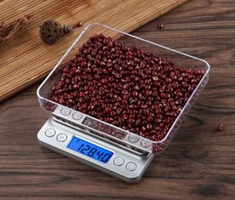 Portable Electronic Food Scales 3000g/0.1g Postal Kitchen Jewellery Weight Balance Digital 500g 0.01 Precision 210615