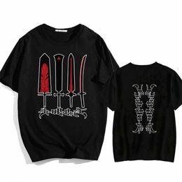 Hot Anime Black Clover Tops O-neck Hip Hop Print Fashion T-shirt Y0809