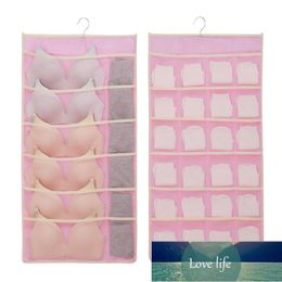 1 Piece Haning Underwear Storage Bag Closet Clothing Organizer Household Sorting Bag Space Saver With Hook Clothes Storage Bag Factory price expert design Quality