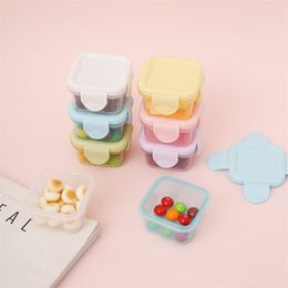 Baby Food Storage Box Mini Containers Learning Dishes Bowl Portable Sealed Can Microwave 20220224 Q2