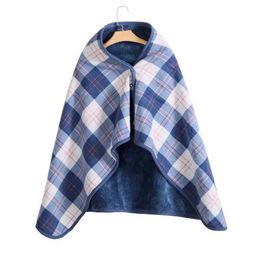 Japanese style hygroscopic fever shawl blanket flannel sofa blanket Arctic fleece autumn/winter lazy blanket two sizes and nine colors