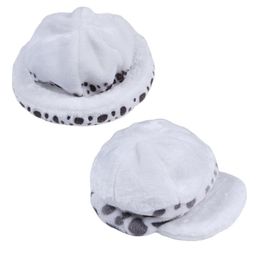 Other Event & Party Supplies 2Styles Anime One Piece Trafalgar Law Hat Cosplay Costumes White Spot Plush Casual Cap