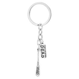 The Walking Dead Keychain Movie Seriers Negans Bat LUCILLE Keyring Baseball Key Chain For Men