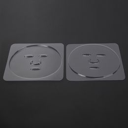 Seaweed Face Mask Mould Transparent PVC Masks Tray Film Plastic Sheet Blister Reusable DIY Facemask Maker Skin Care Tool Accessories